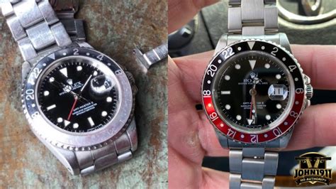 how much rolex gmt master ii bezel replacement